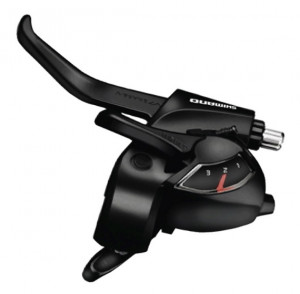 Maneta schimbator/frana Shimano ST-EF41-L Stanga 3v Negru