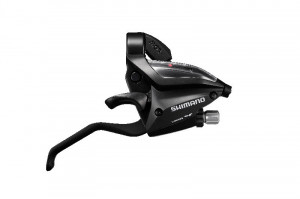 Maneta schimbator/frana Shimano ST-EF500-8R dreapta 8v 2050mm 2 degete v-brake negru vrac