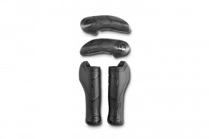 Mansoane Cube Natural Fit Grips All Terrain Bar Ends Small Black