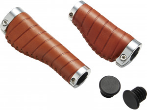Mansoane din piele Voxom Gr24 140/105 mm, maro