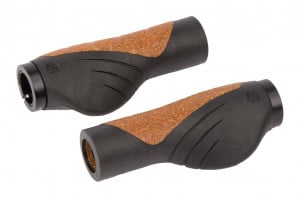 Mansoane MTB/ATB Ergotec Aero 2 craton/cork, 132/132mm per pair blk/br