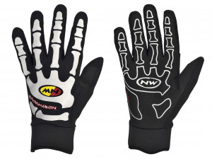 Manusi Northwave Skeleton W-Gel negru/alb