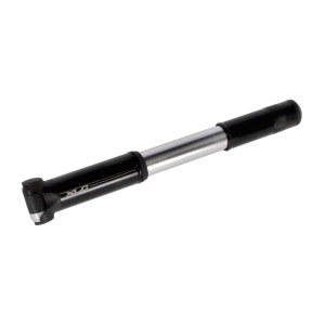 Mini Pompa XLC Race PU-R03, 11 Bar, Argintiu/Negru, 220mm, Aluminiu, Cap Dual