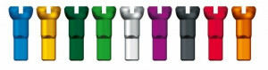 Niplu Sapim aluminiu 14mm polyax verde