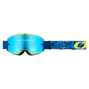 Ochelari O'Neal B-20 Goggle Strain Blue/Neon Yellow - Radium Blue
