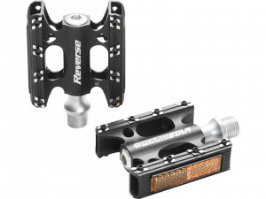 Pedale REVERSE Youngstar pentru biciclete de copii, negru