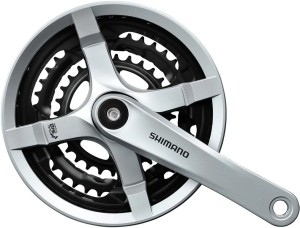 Pedalier Shimano FC-TY 501CWS 48/38/28 170 mm silver, 4-point 6/7/8 speed with CGD