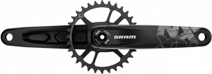 Pedalier SRAM CRANK NX EAGLE DUB 12S 175 W DIrect Mount 32T X-SYNC 2 Stell Chainring, black