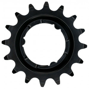 Pinion pentru eBike KMC pentru Shimano 1/2" X 3/32", 16 T, negru