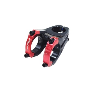 Pipa Funn Equalizer, Alu.6061- Full CNC, 35mm, rise/ridicare 0, 1-1/8, Ext:42mm, corp negru /clema rosie, AM