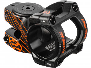 Pipa REVERSE STEM BLACK-ONE D-2 35mm 31,8 & 35mm black/orange inkl. Top Cap, Schraube, Kralle
