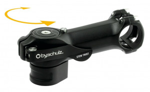 Pipa Speedlifter Stem Twist 90mm/8, 31,8mm handlebar clamping, black