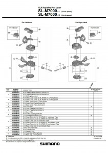 Placa ghidaj de dreapta Shimano SL-M7000-11