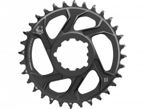 Placa pedalier X-SYNC 2 32T Direct Mount 6mm Offset Alum Eagle Black