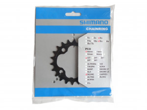 Placa Shimano Deore 22T 3x9v otel neagra