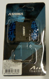 Placute frana Ashima AT0104, Air Thermal, semi-metalice, compatibile Shimano XTR, Deore XT, Deore LX..
