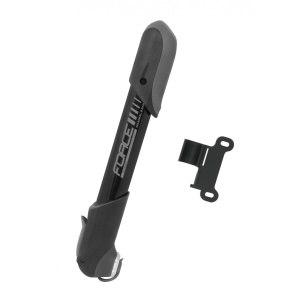 Pompa Force Sport Duo Teleskop aluminiu neagra