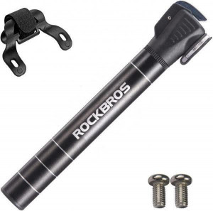 Pompa mini RockBros aluminiu, 100PSI (Presta & Schrader)