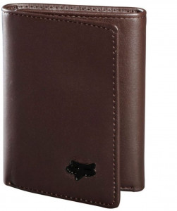 Portofel Fox Trifold Leather Wallet brown