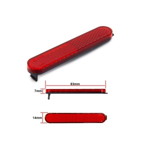 Reflectorizante rosii pentru trotineta Xiaomi - set 20 bucati