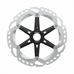 Rotor pt. frana pe disc Shimano RT-EM810-L, 203mm, incl. piulita de strangere, internal serration negru