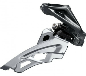 Schimbator Fata Shimano Deore Fd-M6000-H, Triplu, Pt. 10 Vit. pe spate, High Clamp