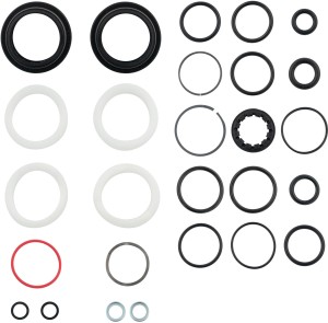 Service Kit RockShox 200 Hour/1 Year (incl. Dust Seals, Foam Rings, O-Ring Seals) - 30 Gold and Silver