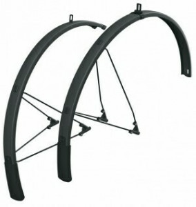 Set aparatori SKS Bluemels Style 28' 56MM, BLACK MATT