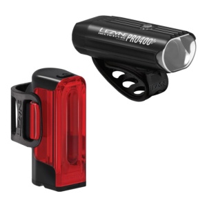 Set Far Lezyne Hecto Pro STVZO 400+ / Strip+ StVZO black, Y17