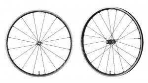 Set roti Shimano WH-RS500-TL-FR 16h/20h 10/11v janta tubeless gri inchis