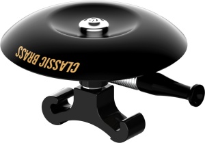 Sonerie Classic Shallow Lezyne, alamă, auriu-negru
