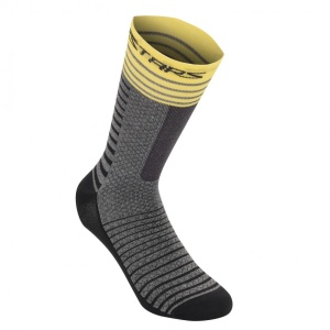 Sosete ALPINESTARS Drop Socks 19 Mid Gray/Yellow