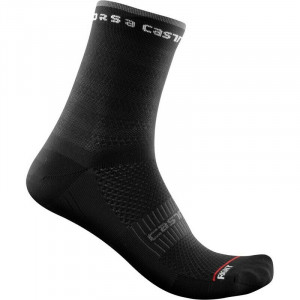 Sosete Castelli Rosso Corsa W11 Negre