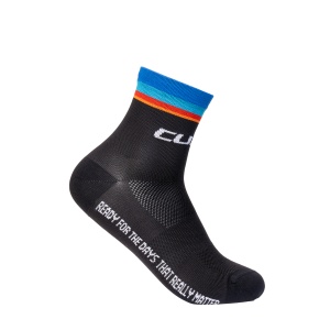 Sosete Cube Mid Cut Road/Xc Teamline Black