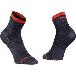 Sosete Northwave Origin negru/rosu