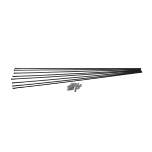 Spita Kit DT Swiss Hxc1200 Spline 27.5 My 19-22, Fata + Spate, Negru