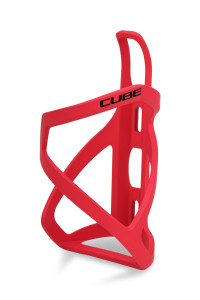 Suport Bidon CUBE Bottle Cage HPP Left-Hand Sidecage matt red n glossy black