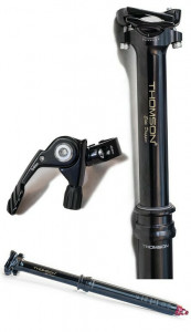 Tija sa Thomson Dropper Covert Black Dropper 31,6mm, BLACK, TRAVEL 150mm