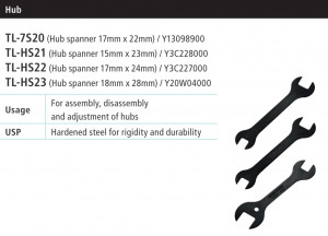 TL-HS23 cheie Shimano pentru butuci