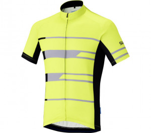 Tricou Shimano Shimano team short sleeve neon yellow