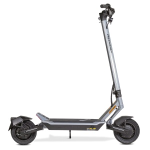 Trotinetă electrică MS Energy Flare X, 2 motoare 800 W (1600 W total), autonomie 70 km, suspensie față + spate, roți 10 inch, negru
