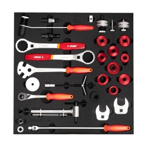Unior SET2-2600AC Set Scule Pentru Monobloc Si Angrenaj 26 Piese Rosu
