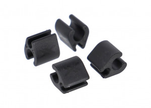 XLC cable clip for Di2 BR-X118 ?2,5mm cable, 5mm housing 4 pieces