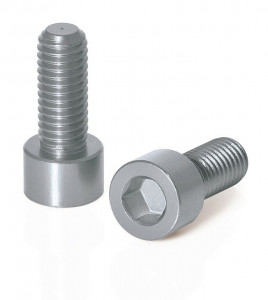 XLC screws for bottle cage set of 2, titanium coloured