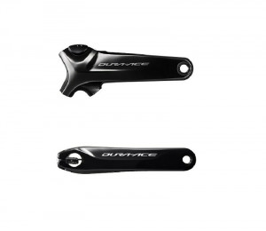 Angrenaj pedalier/power meter Shimano Dura Ace FC-R9100-P, fara foaie, brat 175mm, pt. 11 vit. pe spate