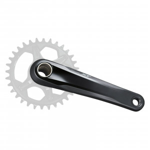 Angrenaj Pedalier Shimano Deore XT FC-M8100-1, fara foaie, brat 175mm, pt. 12 vit. pe spate, Hollowtech 2
