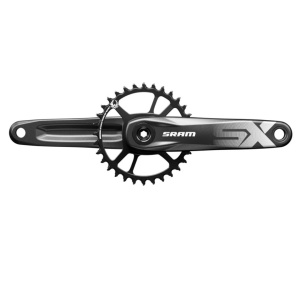 Angrenaj pedalier SRAM SX Eagle DUB, lungime brat 175 mm, 32T DM, negru, Chain Line standard 49 mm