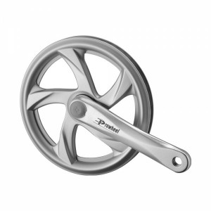 Angrenaj Prowhell Pro-648PP,170mm, 3/32x48T otel, argintie, dublu CG plastic argintiu, OEM