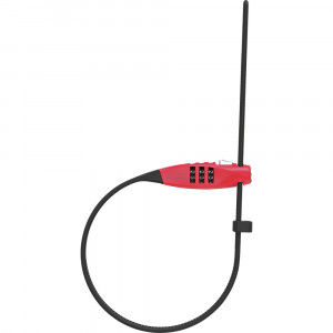 Antifurt Abus Combiflex TravelGuard - Special Lock for Helmets/Bags/Skies | red