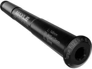 Ax Maxle Stealth Front Road, 15x100, Length 125mm, Thread Length 9mm, Thread P